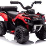 GTS1155 vaikiškas elektrinis keturratis 6V – raudonas