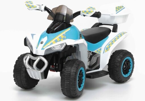 GTS1188-A vaikiškas elektrinis keturratis 6V – baltas