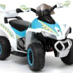 GTS1188-A vaikiškas elektrinis keturratis 6V – baltas