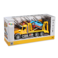 Geltonas tralas su sportiniu automobiliu 2in1