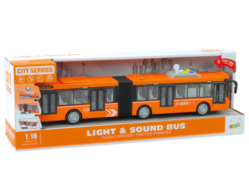 Gharmoninis miesto autobusas šviesos garsai