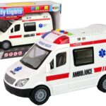Greitosios pagalbos automobilis su šviesomis
