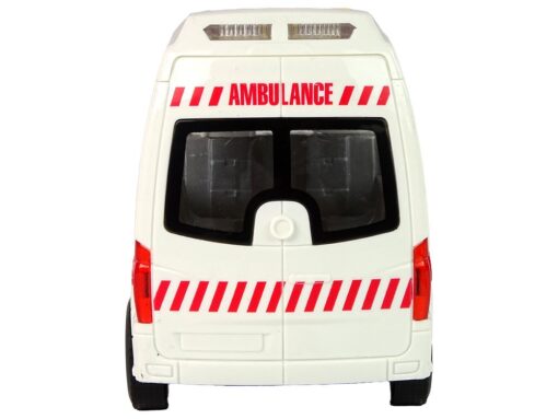 Greitosios pagalbos automobilis su šviesomis