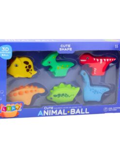Guminiai vonios dinozaurai vaikams 6 vnt