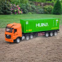 HUINA 1:18 RC konteinerinis sunkvežimis