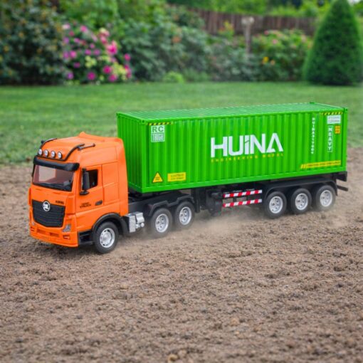 HUINA 1:18 RC konteinerinis sunkvežimis