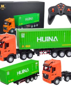 HUINA 1:18 RC konteinerinis sunkvežimis