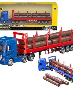 HUINA 1:50 medienos transporto sunkvežimis