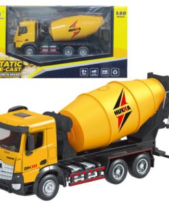 HUINA 1:50 metalinis geltonas betono maišytuvas