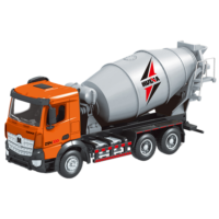HUINA 1:50 metalinis oranžinis betono maišytuvas