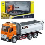 HUINA 1:50 metalinis oranžinis savivartis