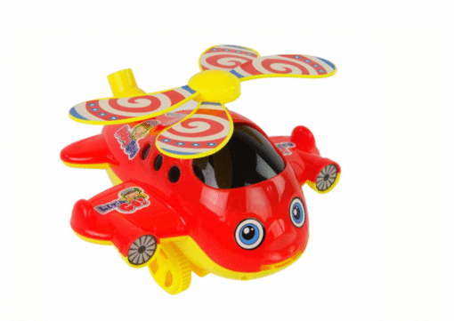 Happy Plane – stumdomas lėktuvas su varpeliu raudonas