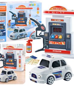 Interaktyvi degalinė su automobiliu