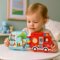 Interaktyvi edukacinė transporto knygelė