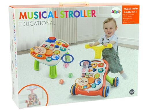 Interaktyvus 2in1 stumdukas ir edukacinis staliukas