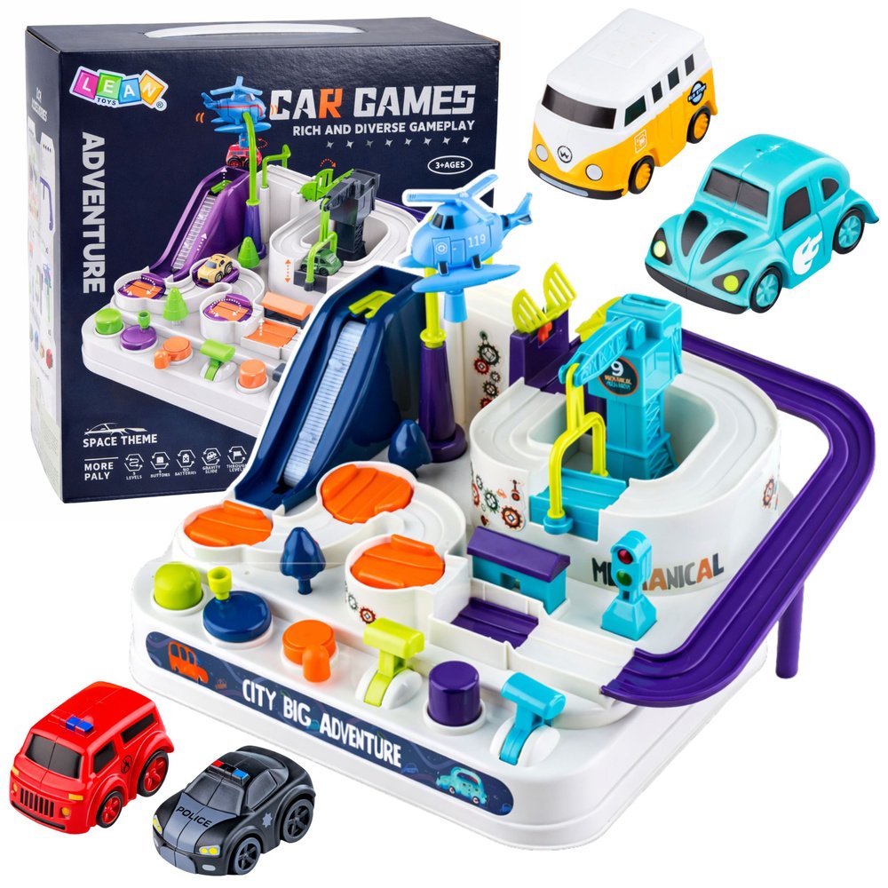 Interaktyvus kūrybinis automobilių kliūčių trasos rinkinys Interaktyvus kūrybinis automobilių kliūčių trasos rinkinys