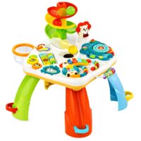 Interaktyvus lavinamasis stalas su čiuožykla