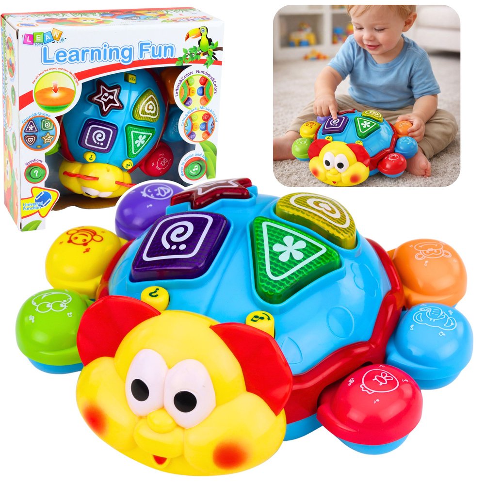 Interaktyvus ropojantis „Running Bug“ žaislas su melodijomis Interaktyvus ropojantis „Running Bug“ žaislas su melodijomis