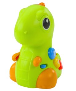 Interaktyvus šviečiantis dinozauras ant ratukų