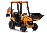 JCB vaikiškas elektrinis ekskavatorius su geltonu kaušu – BDM-0960A