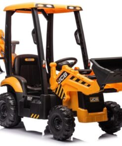 JCB vaikiškas elektrinis ekskavatorius su geltonu kaušu – BDM-0960A