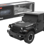 JEEP Wrangler JL Rubicon RC 1:24 juodas bekelės automobilis