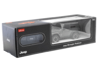 JEEP Wrangler JL Rubicon RC 1:24 juodas bekelės automobilis