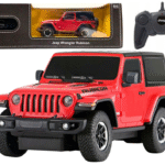 JEEP Wrangler JL Rubicon RC 1:24 – Raudonas bekelės automobilis