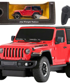 JEEP Wrangler JL Rubicon RC 1:24 – Raudonas bekelės automobilis
