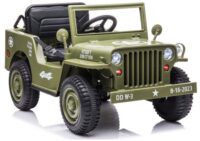 JH‑103 Olive Green elektrinis visureigis vaikams – 4×4