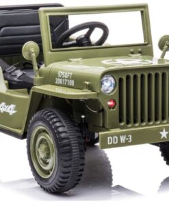JH‑103 Olive Green elektrinis visureigis vaikams – 4×4