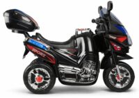 Juodas vaikiškas elektrinis motociklas HC8051