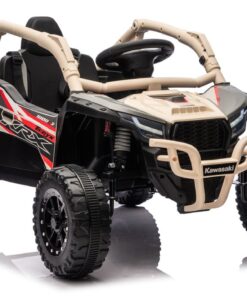 Kawasaki JS330 24V elektromobilis vaikams – juodai smėlinis modelis