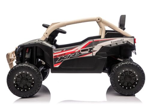 Kawasaki JS330 24V elektromobilis vaikams – juodai smėlinis modelis