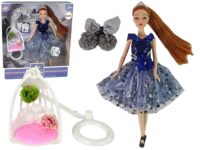Lėlė emilija su supyne 30cm