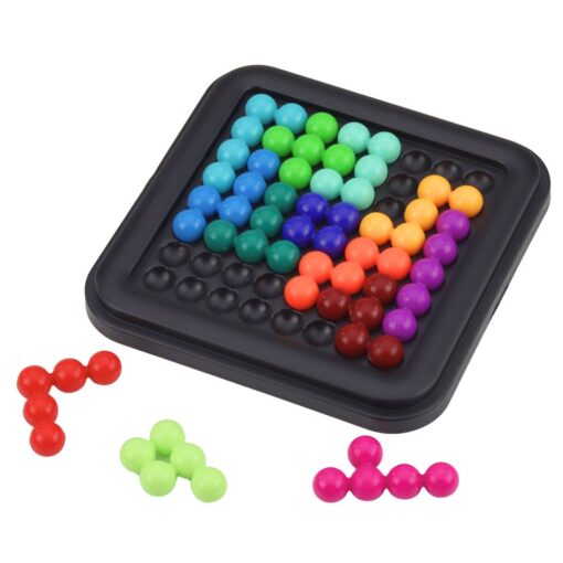 Loginis galvosūkis „IQ Puzzle“ su spalvotais kamuoliukais