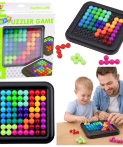 Loginis galvosūkis „IQ Puzzle“ su spalvotais kamuoliukais