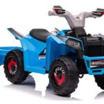 MX630T mėlynas elektrinis keturratis su priekaba – 6V