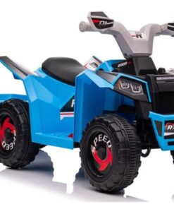 MX630T mėlynas elektrinis keturratis su priekaba – 6V