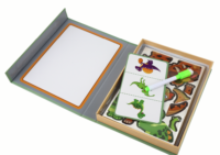 Magnetinės dėlionės dinozaurai edukacinis rinkinys
