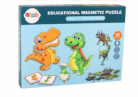 Magnetinės dėlionės dinozaurai kūrybinis rinkinys