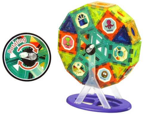 Magnetilised klotsid 3D "Kuradiveski karussell" - 71 osa