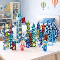 Magnetiniai konstruktoriai Magic Blocks – marmurinė trasa
