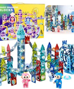 Magnetiniai konstruktoriai Magic Blocks – marmurinė trasa