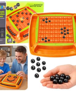 Magnetinis strateginis žaidimas su rutuliukais