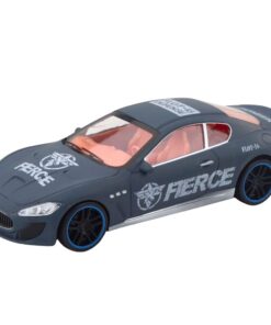 Matinis pilkas sportinis automobilis su pavara