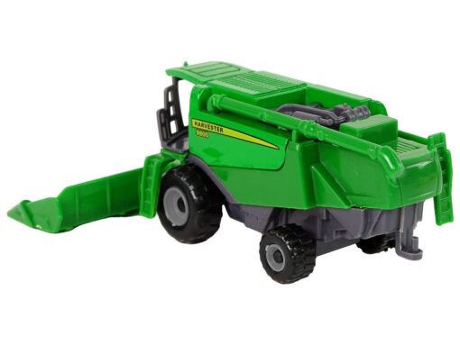 Mažas žalias kombainas vaikams