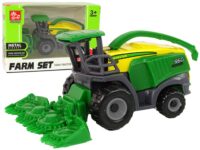 Mažas žalias kombainas vaikams