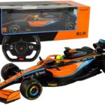McLaren F1 1:12 – oranžinis nuotolinio valdymo lenktyninis automobilis
