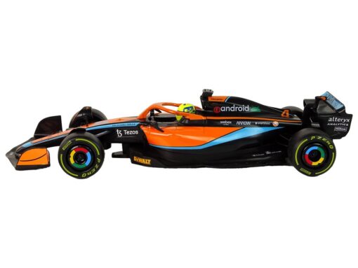 McLaren F1 1:12 – oranžinis nuotolinio valdymo lenktyninis automobilis